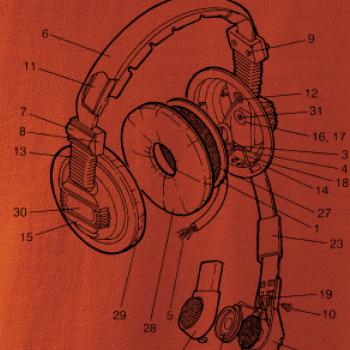 Nákres sluchátko pro pilota