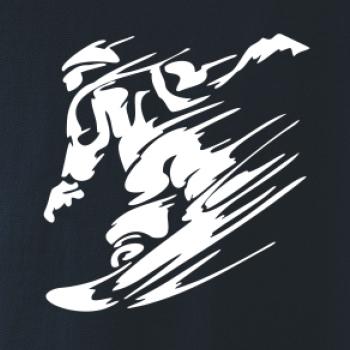 Rychlý snowboardista
