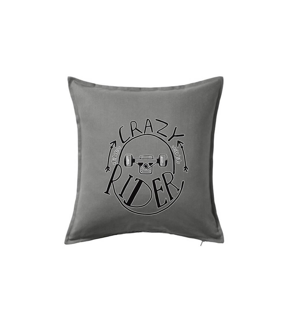 Crazy skateboard rider