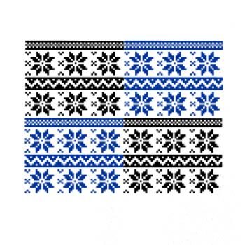 Vánoční vzor - šachovnice