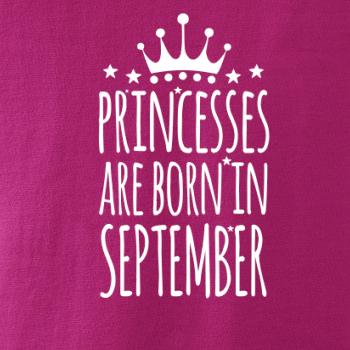 Princesses are born in September