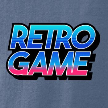 Retro game nápis barevný