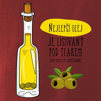 Nejlepší olej je lisovaný pod tlakem