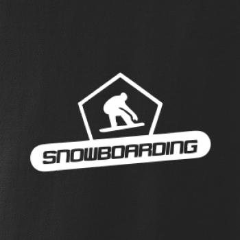 Snowboarding nápis logo