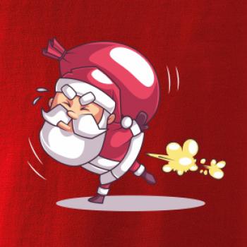 Santa nese težký náklad