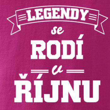 Legendy se rodí v říjnu