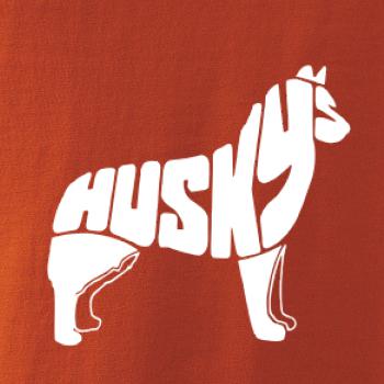 Husky - text v těle