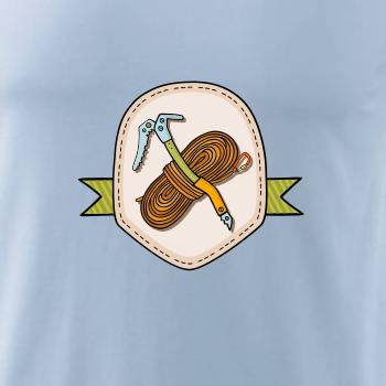 Horolezecké lano a cepín