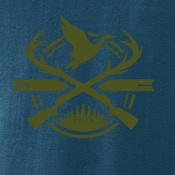 Lovec a kachny - zelený