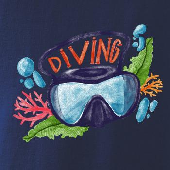 Diving obrázek kreslený