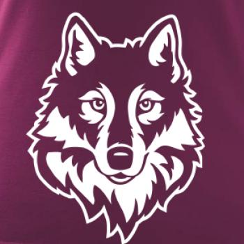 Hlava vlka černobílá (Hana-creative)