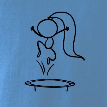 Skákající holčička