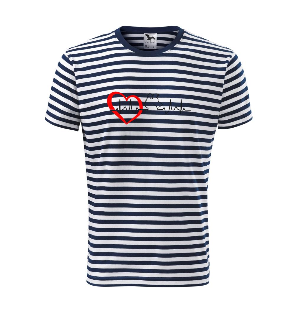 Border kolie EKG - Unisex triko na vodu
