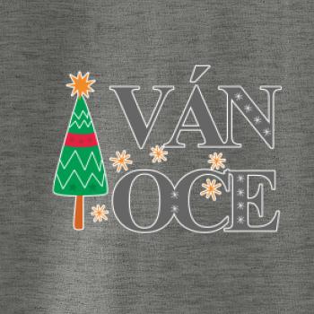 Napis Vánoce se stromkem