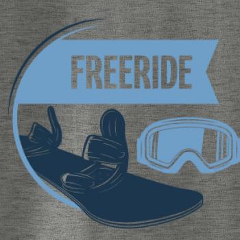 Freeride snowboard kruh