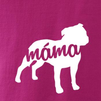 Stafordširský bullteriér máma obrys