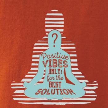 Joga - think positive šedá