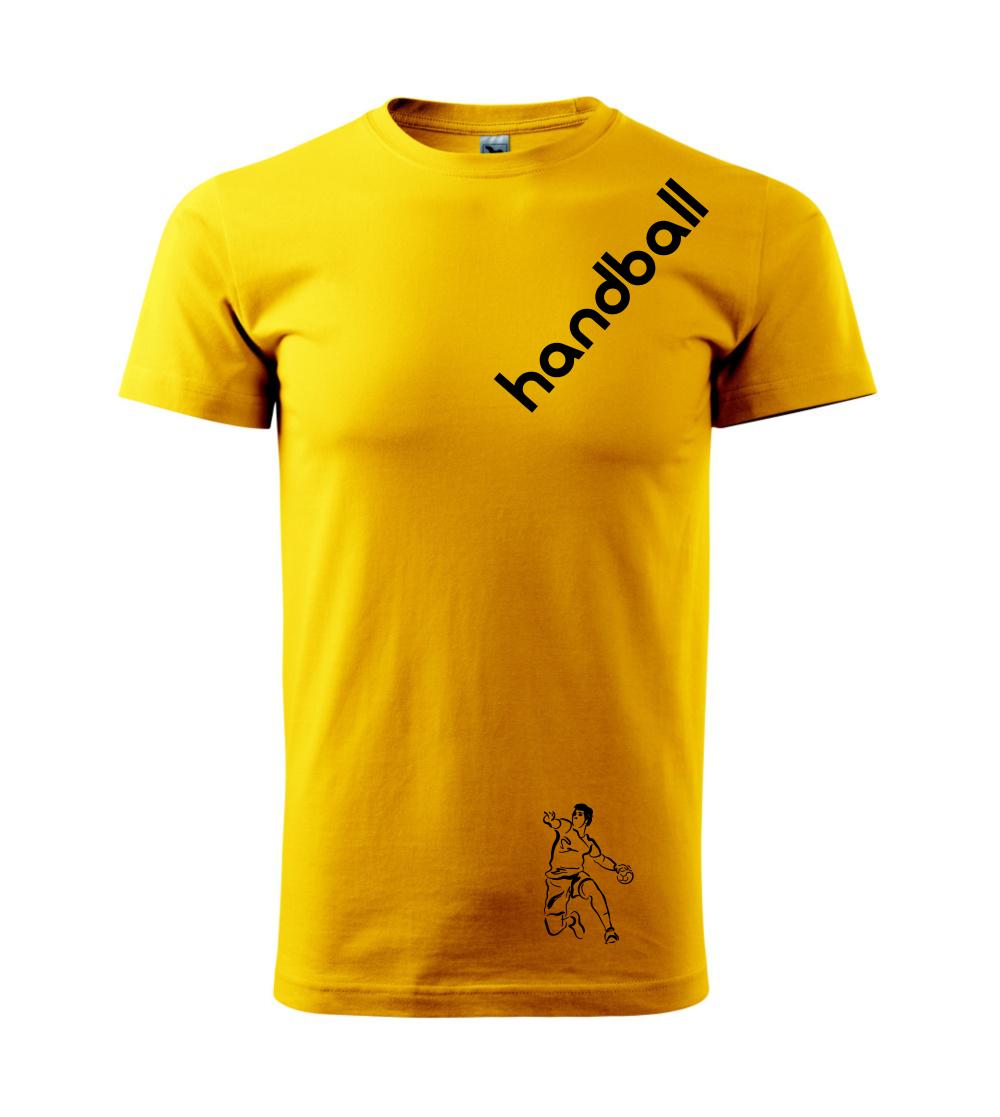 Handball nápis šikmo Handball nápis šikmo