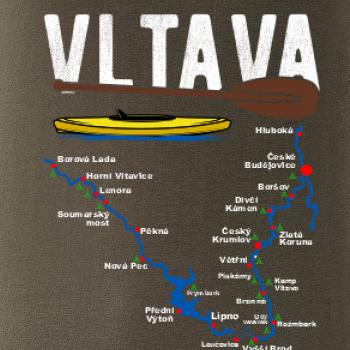 Mapa řeky Vltavy Mapa řeky Vltavy