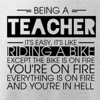 Being a teacher - bike