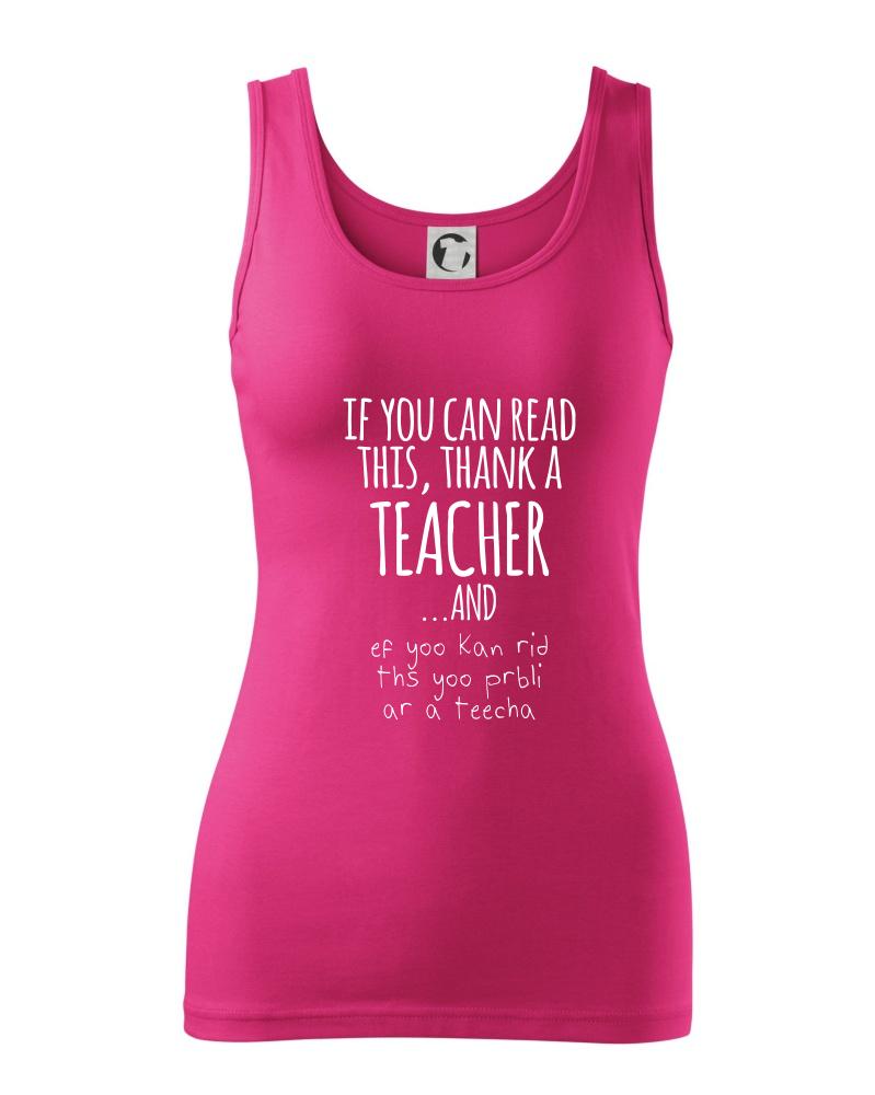 If you can read this - teacher