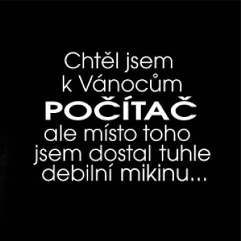 Chtěl jsem k Vánocům počítač