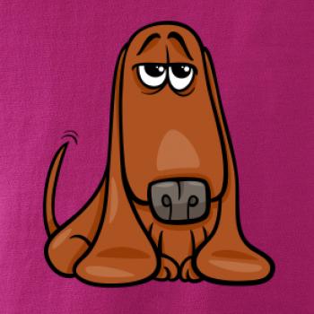 Baset - kreslený hnědý