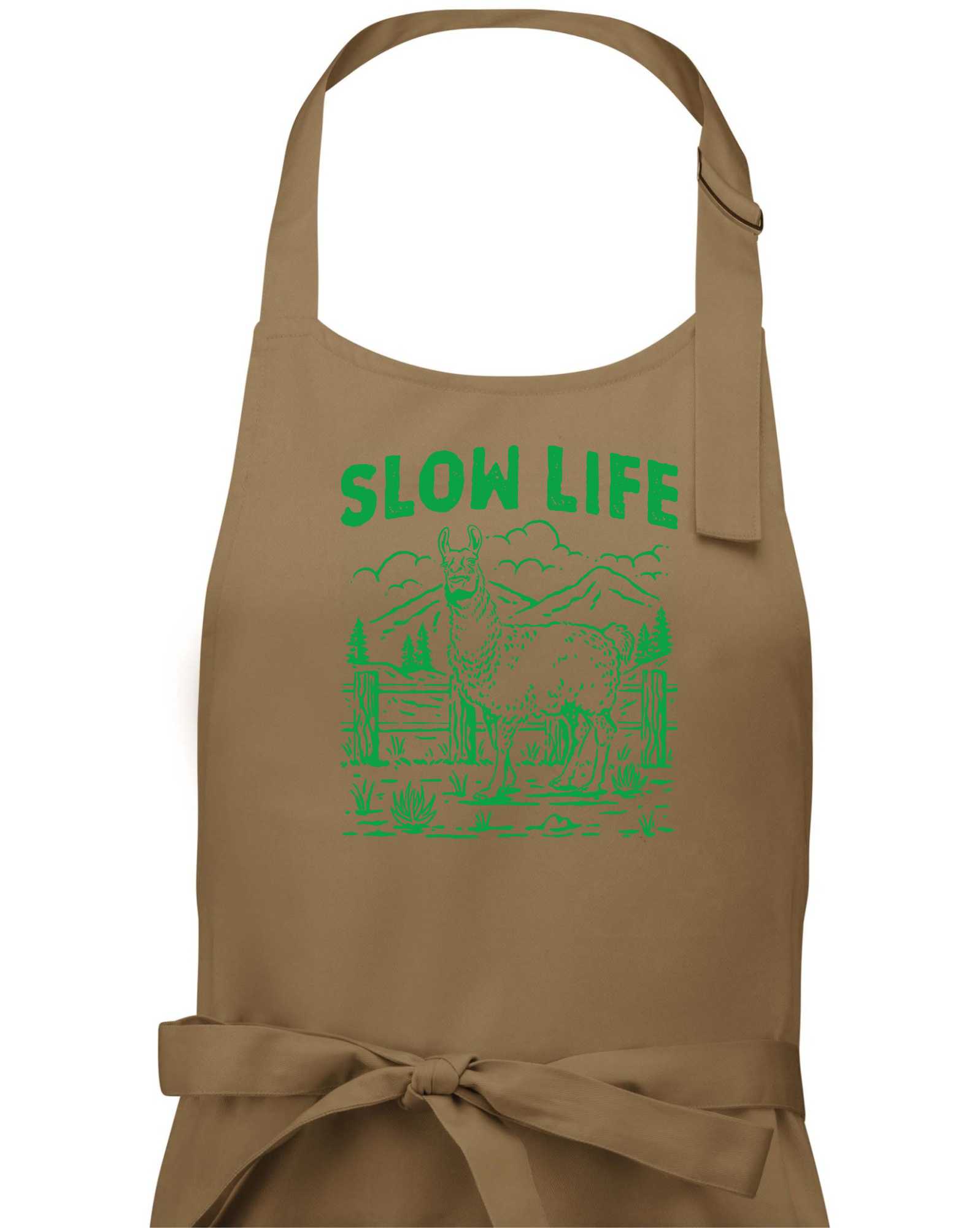 Slow Life Lama - Zástěra klasická
