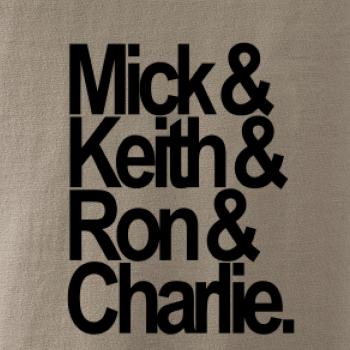 Mick Keith Ron Charlie