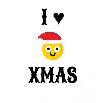 i love xmas smajlik i love xmas smajlik