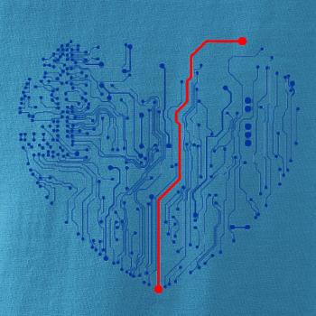 Tištěný spoj srdce