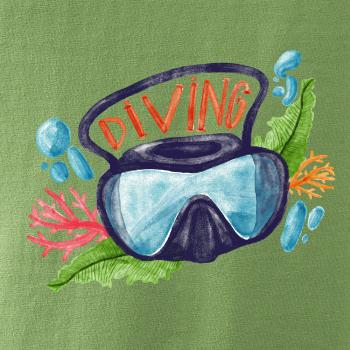 Diving obrázek kreslený
