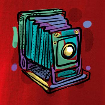 Foťák barevný starý - jedna čočka