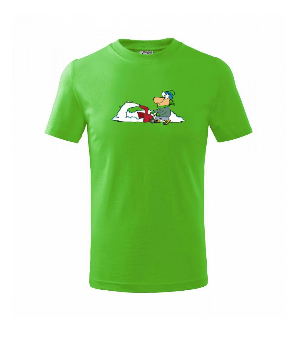 Frézování sněhu kreslené