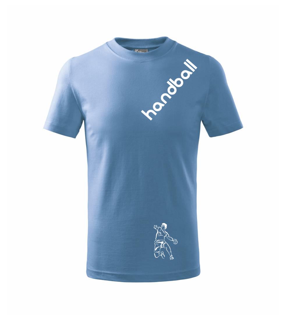 Handball nápis šikmo Handball nápis šikmo