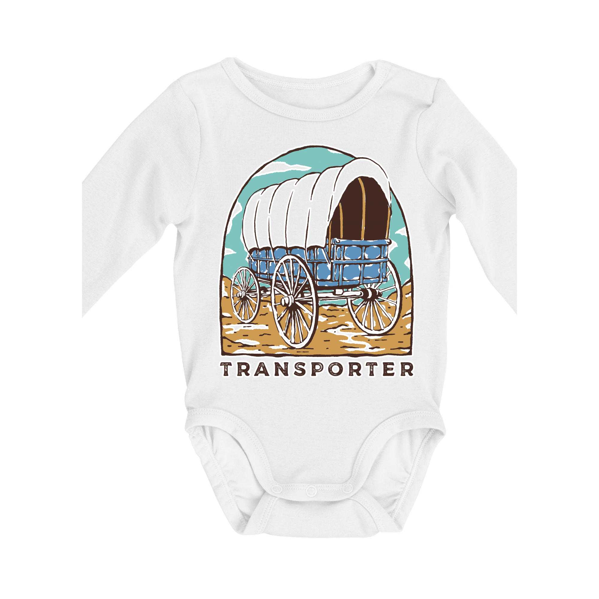 Transporter - Body kojenecké s dlouhým rukávem