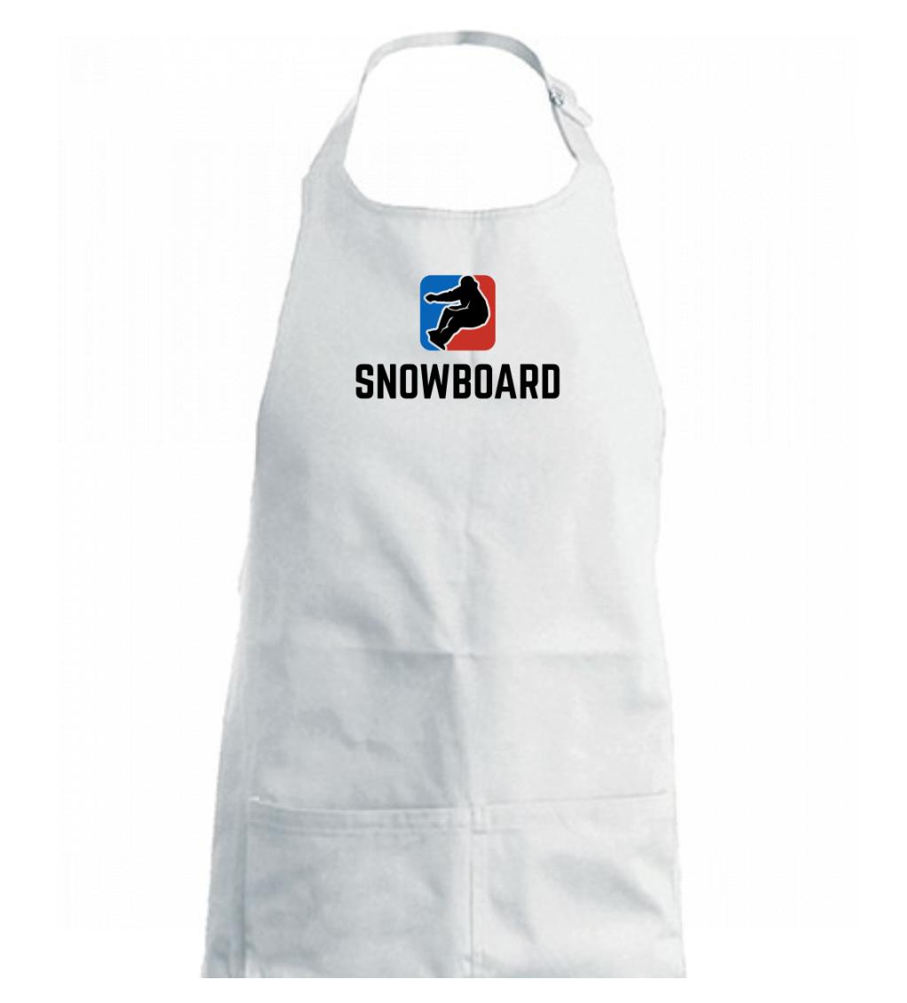 Snowboard logo - Dětská zástěra na vaření