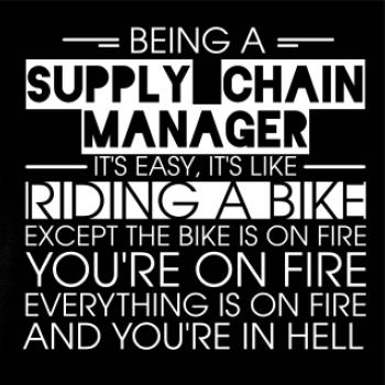 Being a supply chain manager - bike
