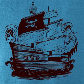 Pirátská loď malovaná