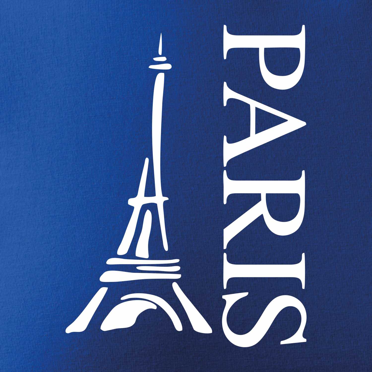 Paris nápis Eiffelovka na výšku - Pánské triko Fantasy sportovní (dresovina)