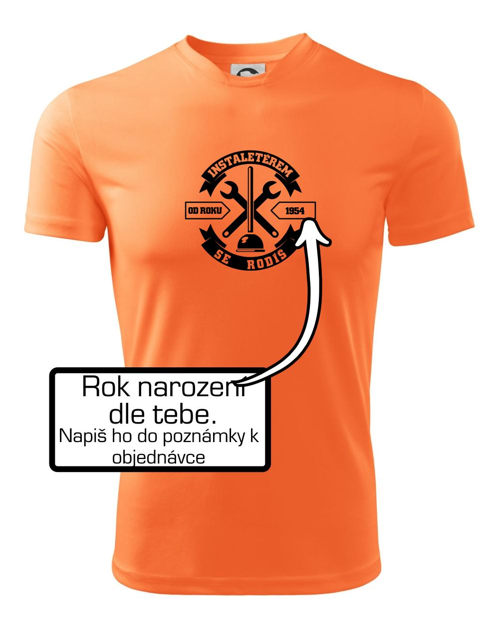 instalatérem se rodíš - Dětské triko Fantasy sportovní (dresovina)