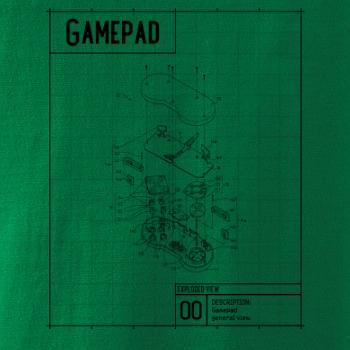 Nákres Gamepad rozebraný