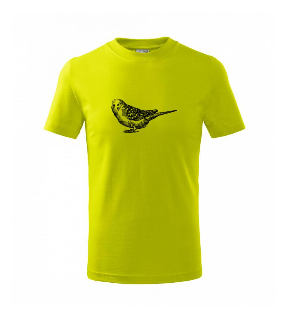 Tužkou kreslený Papoušek