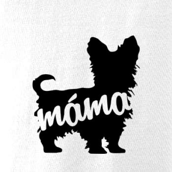 Jorkšírský teriér máma obrys