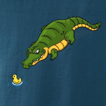 Krokodýl zelený s kačenkou