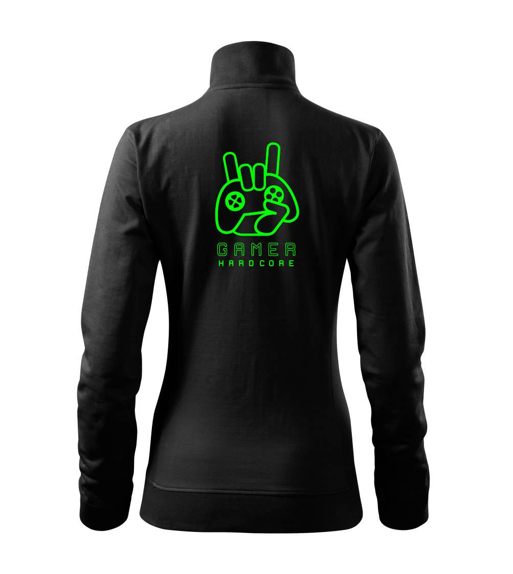 Hardcore gamer - ruka - zelená Hardcore gamer - ruka - zelená
