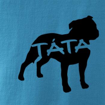 Stafordširský bullteriér táta obrys