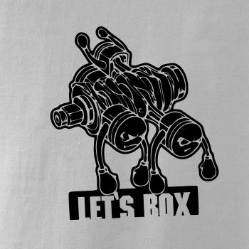 Lets Box nápis