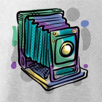 Foťák barevný starý - jedna čočka