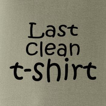 Last clean t-shirt
